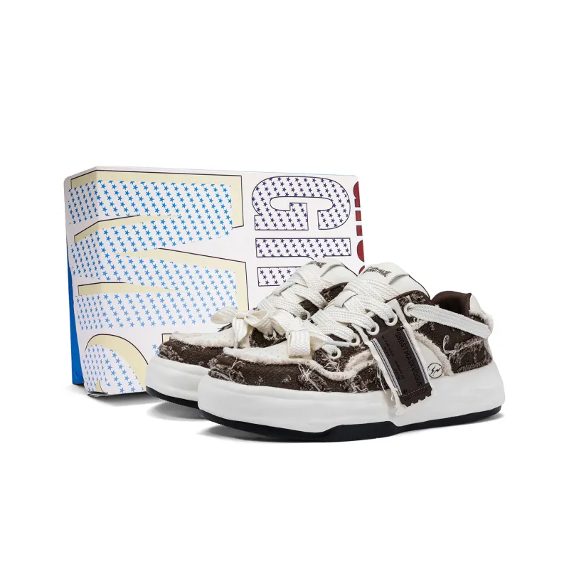 FRAGMENT DESIGN x Ghost Mask Lightweight Height Increasing Low Top Skateboard Shoes Men's Box Included-19