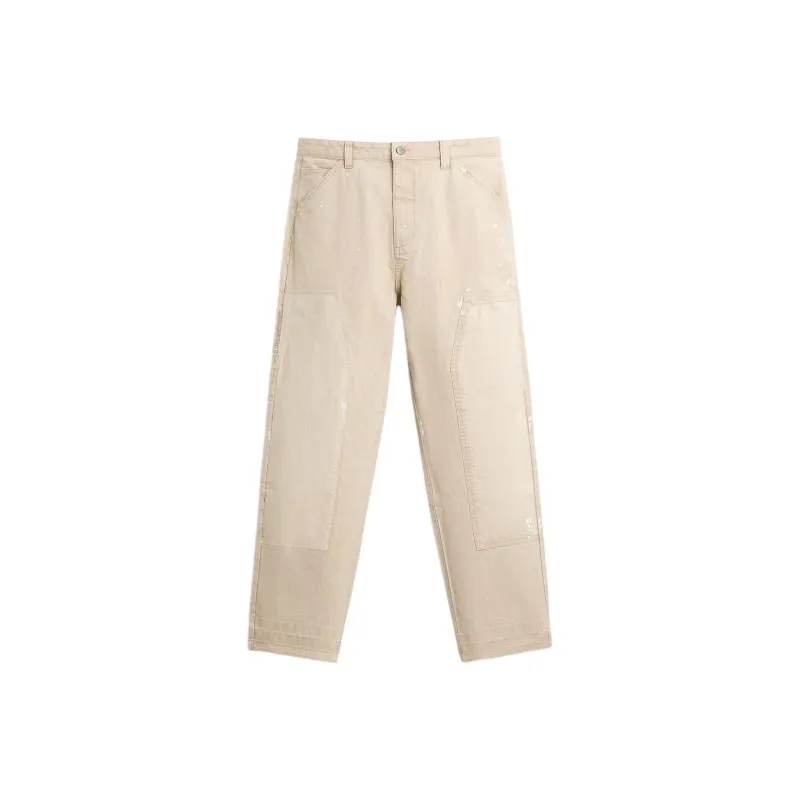 ZARA Casual Pants Men Tan-0