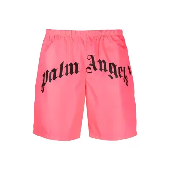 PALM ANGELS Swimming Shorts Men Pink