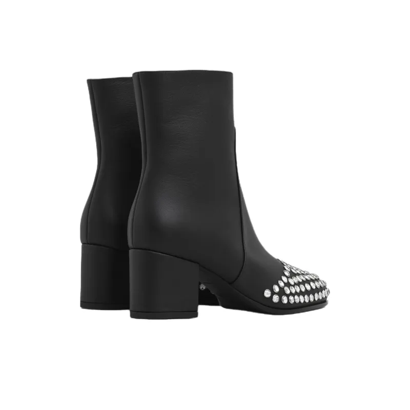 Alaia Ankle Boots 6cm Women's Black-2