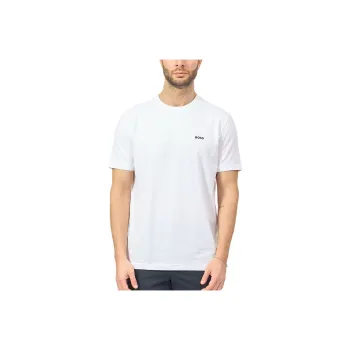 HUGO BOSS Logo print Cotton T shirt
