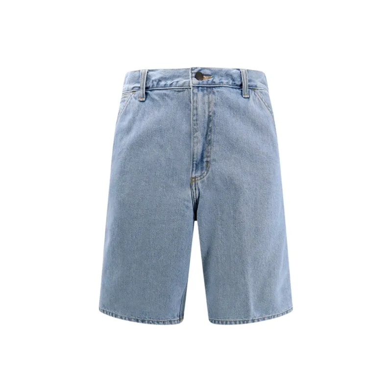 Carhartt WIP Single Knee Denim Shorts-0