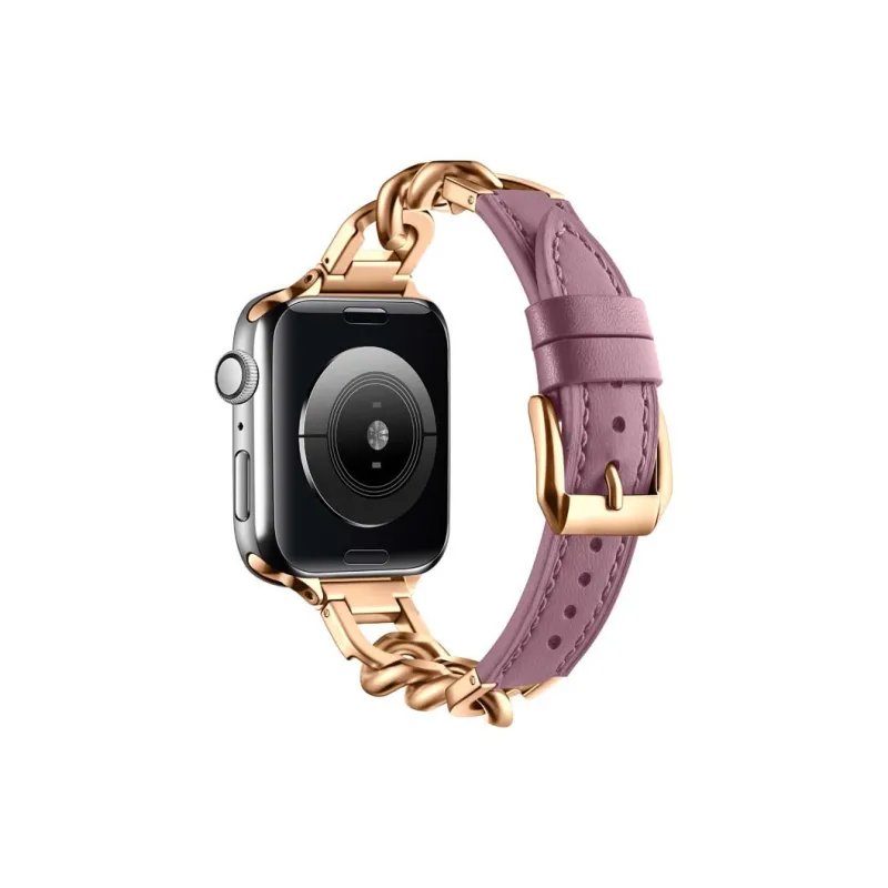 ZHENGGUANG Watch Band Apple Compatibility Genuine Leather Material-42