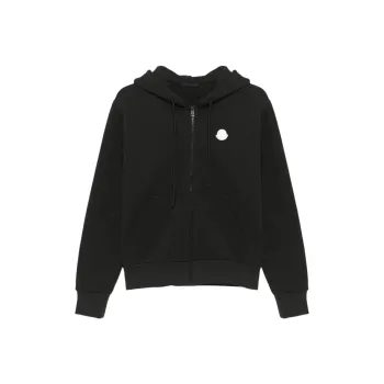 Moncler Logo Patch Drawstring Hoodie