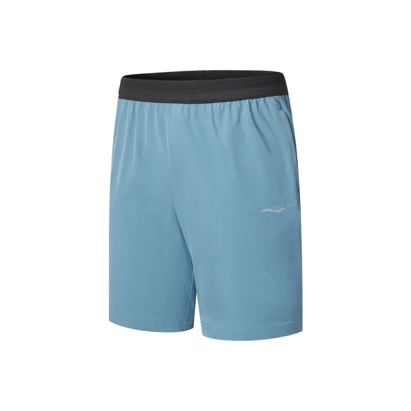 Erke Casual Shorts Men Stone Yu Blue-0