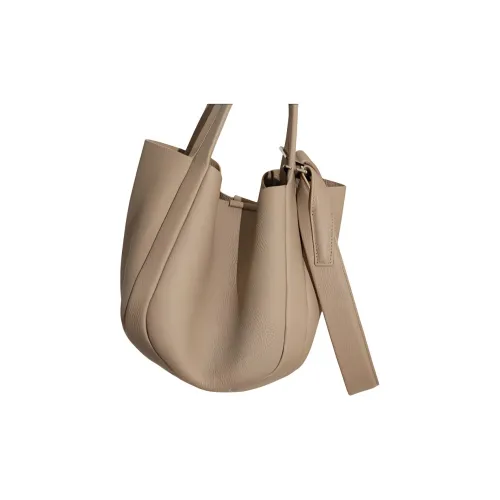 SUREN Cow Leather Basket Bag, One Shoulder Handbag Women's Multicolor