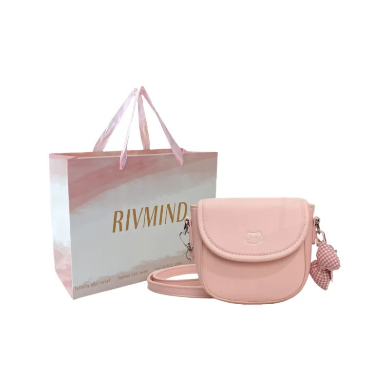 RIVMIND PU Shoulder Bag Crossbody Bag Regular Women's White/Silver/Black/Pink/Red-5