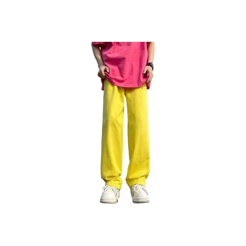 ACUOD BY CHANU Casual Pants Unisex Orange Red-12