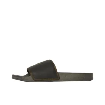 BARBOUR Slide Slippers Men's Olive Green