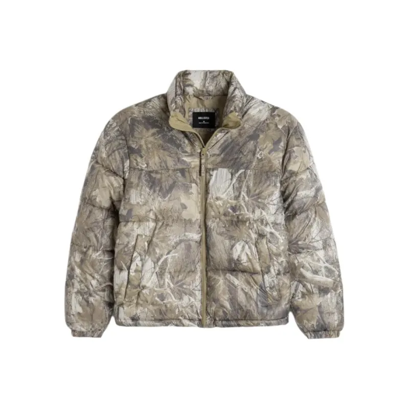 Hollister Puffer Jacket Men's Camouflage-0