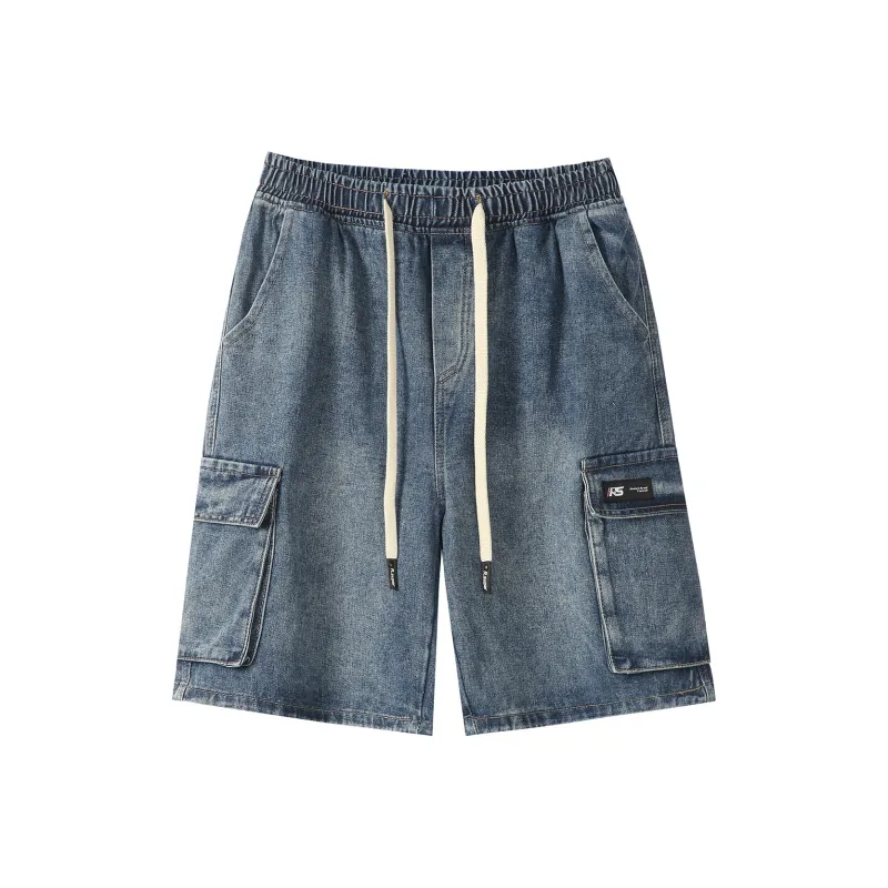 R.super SS24 Denim Shorts Unisex-0