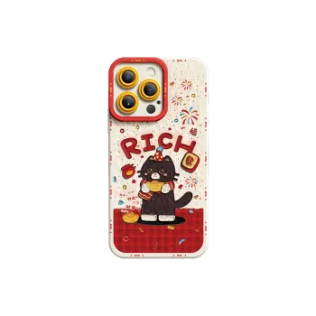 I Create My Art Silicone Material Lucky Cat Phone Cases Compatibility Apple Collection