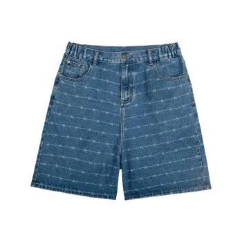 LOOKUN Casual Shorts Men Blue
