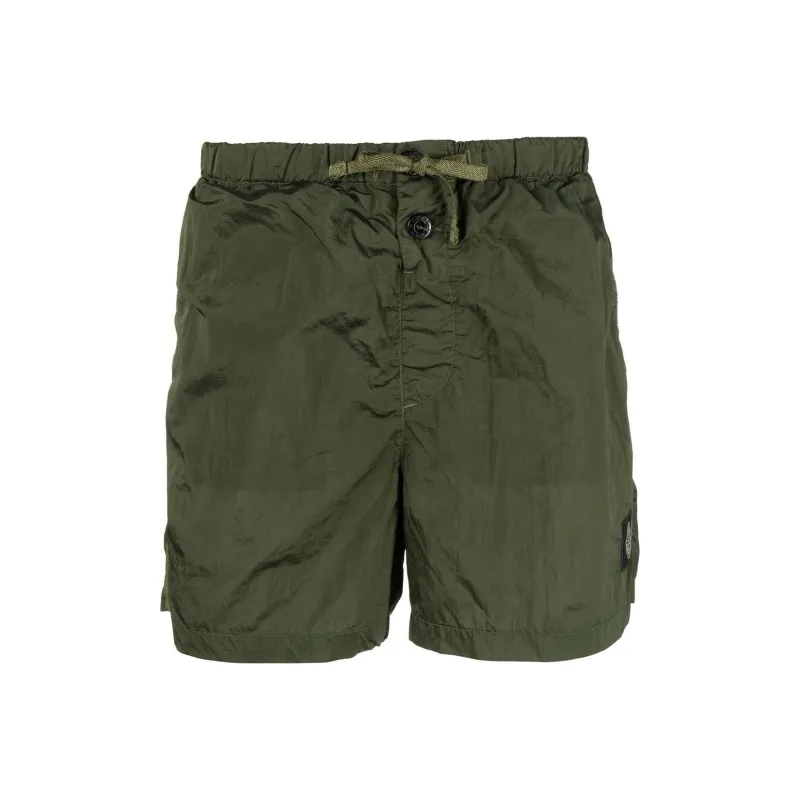 STONE ISLAND Casual Shorts Men Green-0