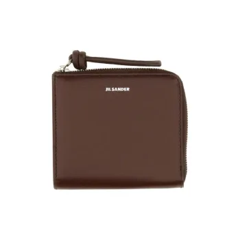 JIL SANDER Logo Print Square Wallet