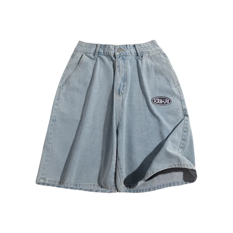 SCRM Denim Shorts Unisex-0