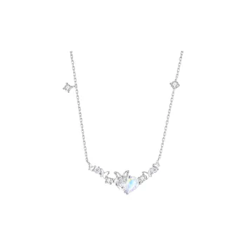 LUCKY ZHY S925 Silver Necklaces Women's