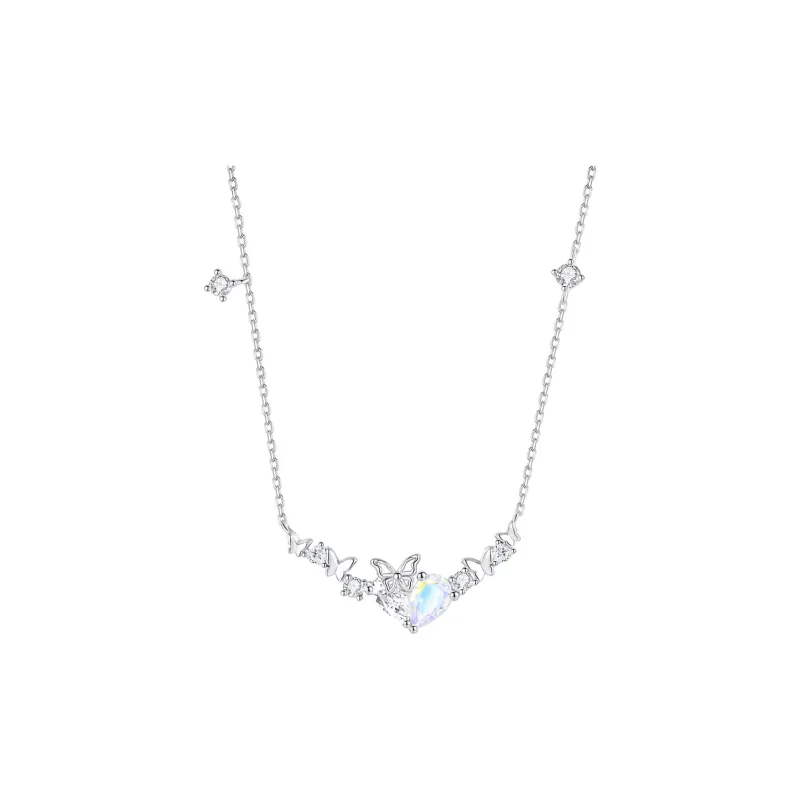 LUCKY ZHY S925 Silver Necklaces Women's-0