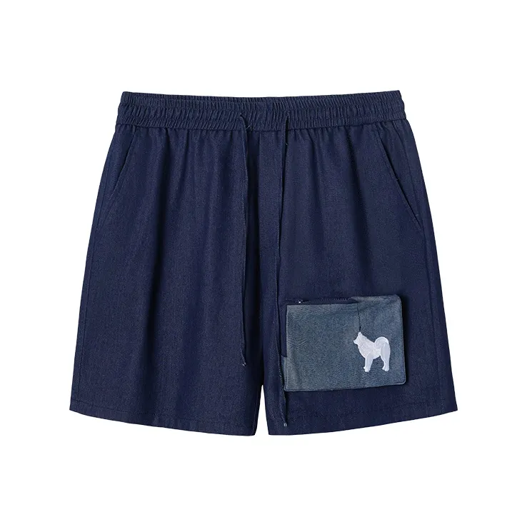 WAYNEXZAVIER Denim Shorts Men's Blue-0
