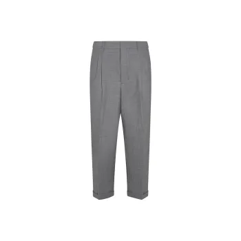 AMIPARIS Paris Pressed Crease Cropped Trousers