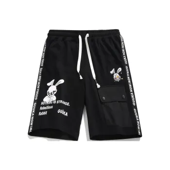 Guuka Casual Shorts Men Black