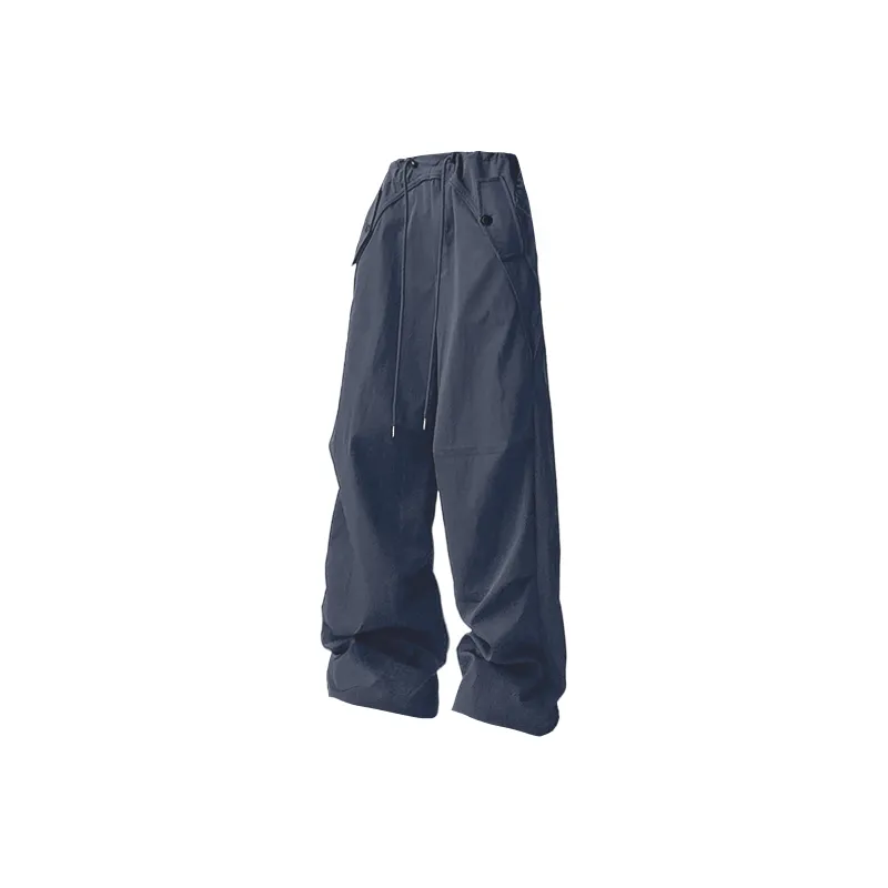 KIRHNE Casual Pants Unisex Light Gray-8