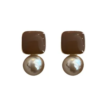 Yiru Copper Alloy Earrings Women's