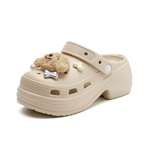 La Chapelle Clogs Women's Beige