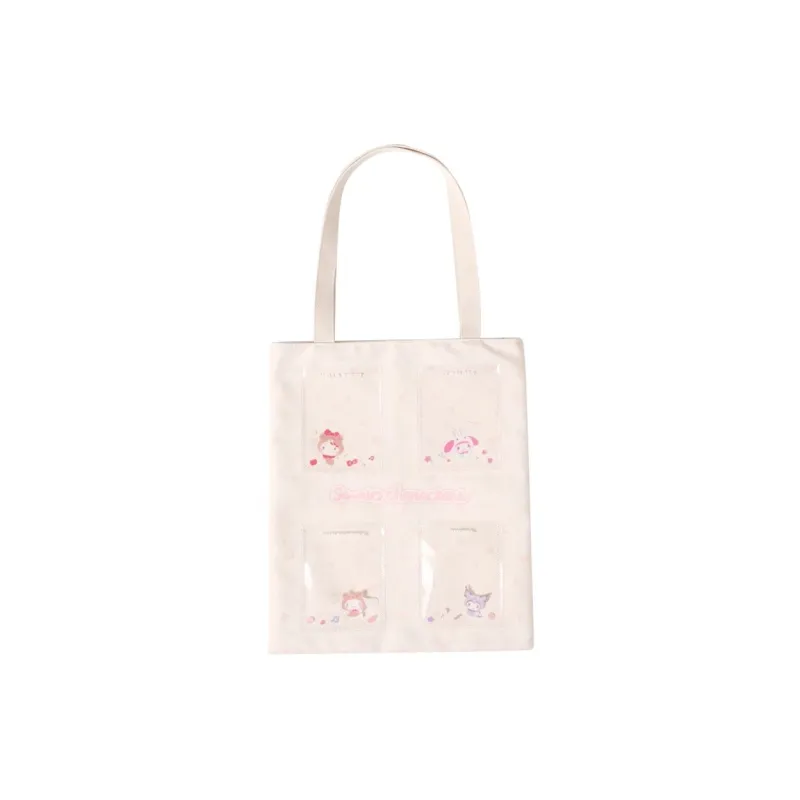 Sanrio Polyester Handbag Women's Ecru-0