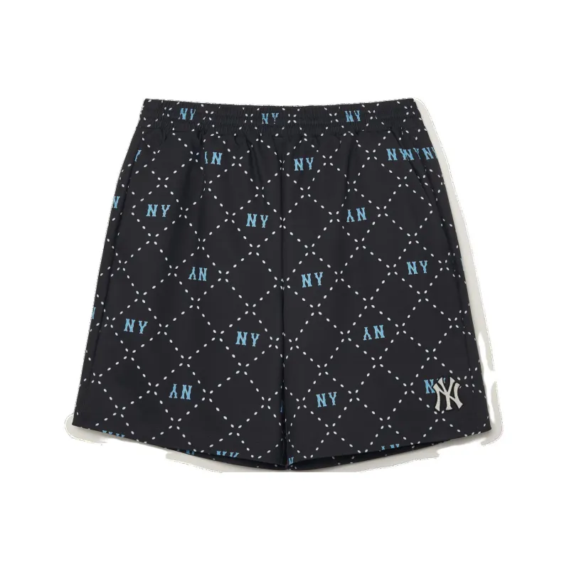 MLB New York Yankees Casual Shorts Men Black-0