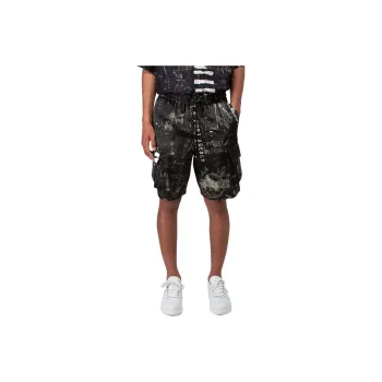 AMIRI Abstract Print Drawstring Bermuda Shorts