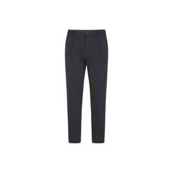 HERNO Seersucker Straight Leg Trousers