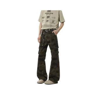 DJ.SPIRIT Jeans Unisex Jungle Camouflage