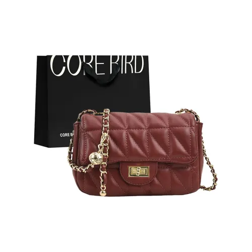 CORE BIRD PU Shoulder Bag Crossbody Bag Regular Women's Black/Beige/Red Brown