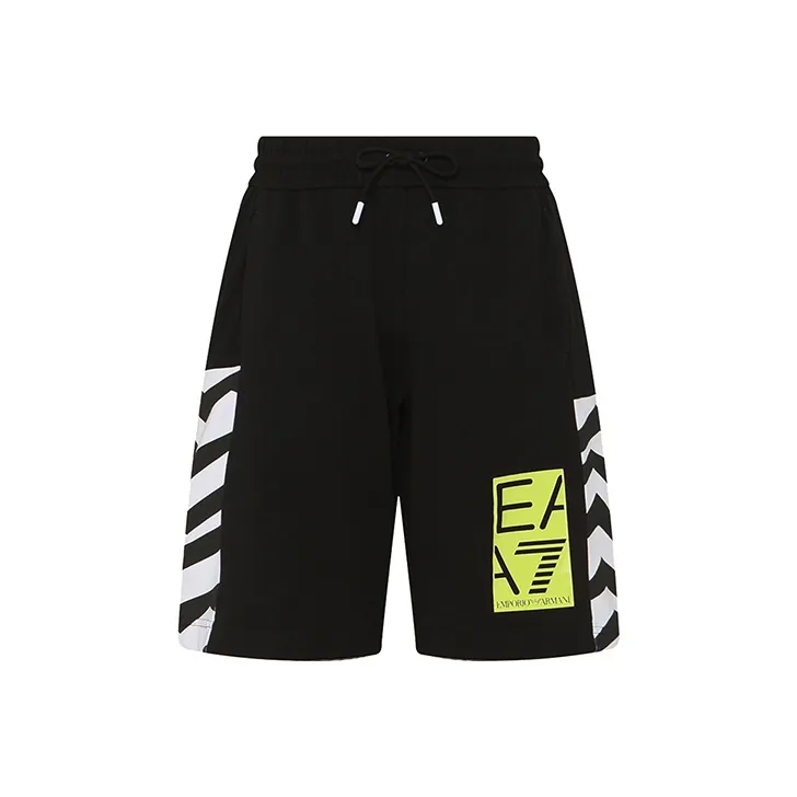 EMPORIO ARMANI EA7 SS23 Casual Shorts Men's Black-0