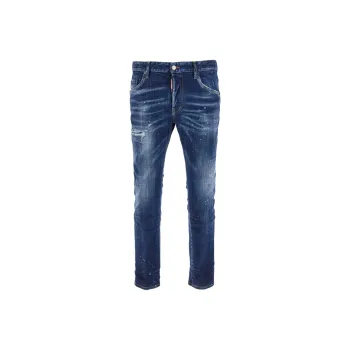 DSQUARED 2 Dark Easy Wash Skater Jeans