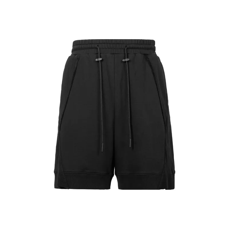 C2H4 Casual Shorts Men Black-0