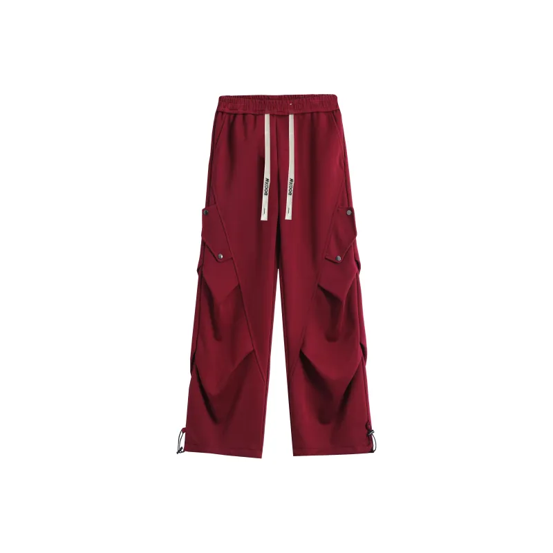 WKOOG Casual Pants Unisex Black-9