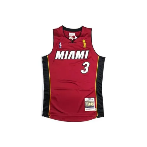Mitchell & Ness Basketball Jerseys 05 06 Heat Team Size 3 Wade Unisex Red