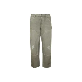 Golden Goose Destroyed Pinstriped Pants