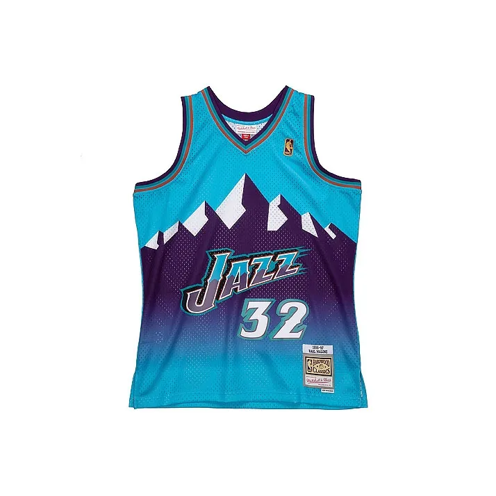 Mitchell Ness Basketball Jerseys Men Blue-0