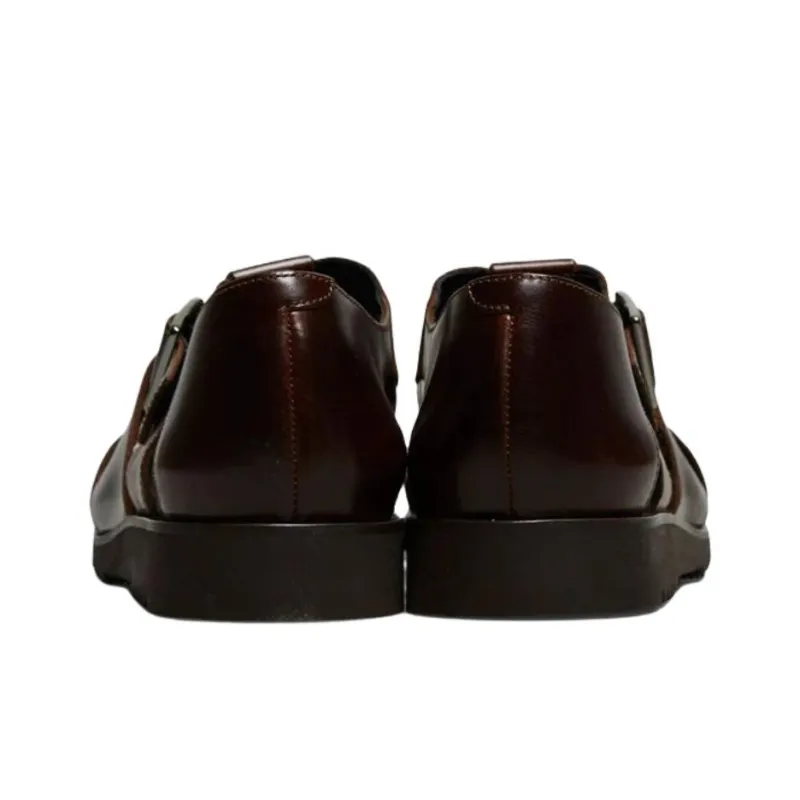 Paraboot Roman Sandals Men's Red Brown-2