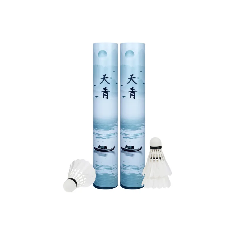 KUMPOO Azure 6 Pack 12 Pack Goose Feather Shuttlecocks-1