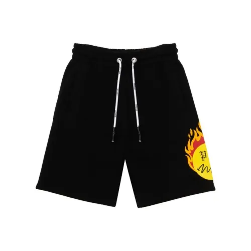 PALM ANGELS Burning Head Track Shorts