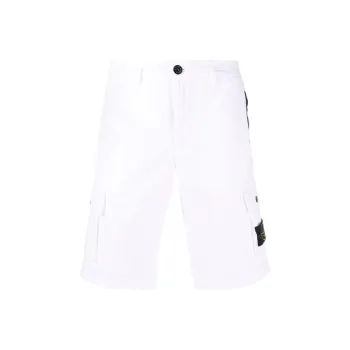 STONE ISLAND Casual Shorts Men White