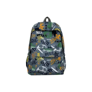 SUN EARTH &U Polyester Backpack Unisex Multicolor
