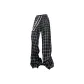Extended Black Plaid