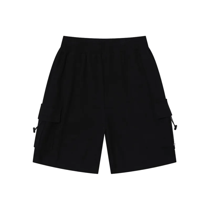 Heartboon Cargo Shorts Unisex Black-0
