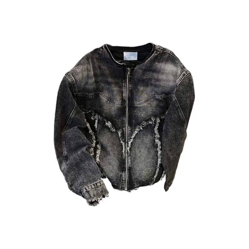 Kastinger Denim Jacket Unisex Black Gray-0