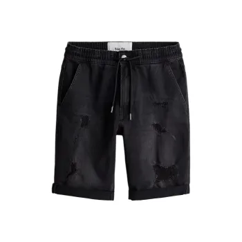 H&M Denim Shorts Men Black